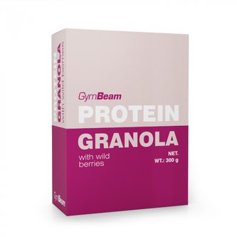 Proteinová granola s lesním ovocem - GymBeam - 300 g