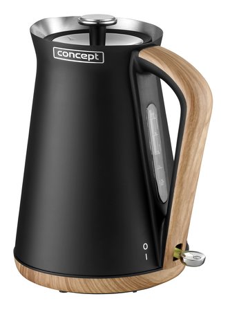 Concept RK3311 Rychlovarná konvice nerezová 1,7 l NORDIC černá