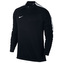 M DRIL TOP SQD, 10 | FOOTBALL/SOCCER | MENS | LONG SLEEVE TOP | BLACK/WHITE/WHITE | XL