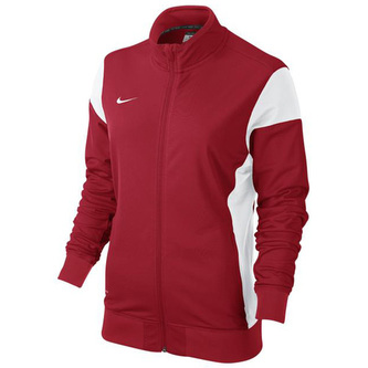 W'S ACADEMY14 SDLN  KNIT JKT, 10 | FOOTBALL/SOCCER | WOMENS | JACKET | UNIVERSITY RED/WHITE/WHITE | S