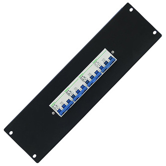 Rozdělovačový modul Eurolite, 3 póly, černý