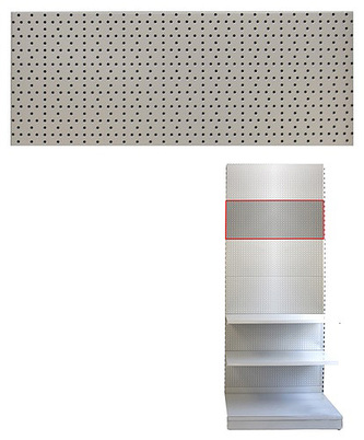 Zadní panel děrovaný, Zadní panel 100 x 40cm - dirkovaný