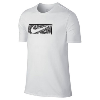 NIKE SWOOSH GOAL TEE, 10 | FOOTBALL/SOCCER | MENS | SHORT SLEEVE T-SHIRT | WHITE/WHITE | L