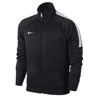 TEAM CLUB TRAINER JACKET, 10 | FOOTBALL/SOCCER | MENS | TRACK JACKET | BLACK/FOOTBALL WHITE/FOOTBALL | L
