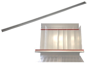 Oddělovací stojna přední, Oddělovací stojna přední  100 cm