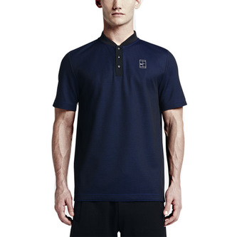NIKECOURT POLO, 10 | NSW OTHER SPORTS | MENS | SHORT SLEEVE POLO | BLACK/DEEP ROYAL BLUE/METALLIC | M