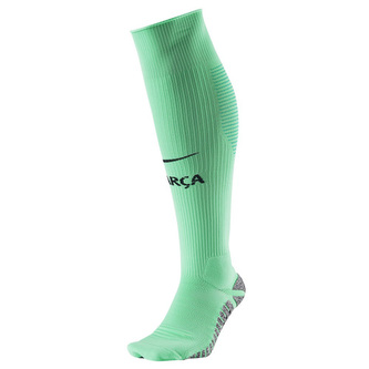 FCB U NK MTCH SOCK 3, 10 | FOOTBALL/SOCCER | ADULT UNISEX | KNEE HIGH SOCK | GREEN GLOW/ENERGY/BLACK | 10-