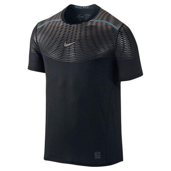 HYPERCOOL MAX FTTD SS, 10 | MEN TRAINING | MENS | SHORT SLEEVE TOP | BLACK/BLACK/MTLC TITANIUM | L