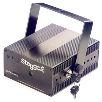 Laser Stagg, Stagg Laser CITY 140mW Twinkle, černý