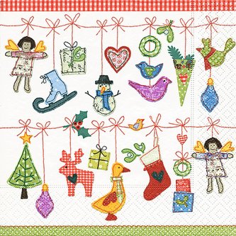 SusyCard - Vánoční ubrousky 33