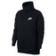 W NSW FNL QUILT, 10 | NSW OTHER SPORTS | WOMENS | HOODED LONG SLEEVE TOP | BLACK/LIGHT BONE | S