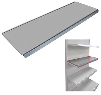 Ocelová police, Ocelová police - 30cm šířka 100 cm