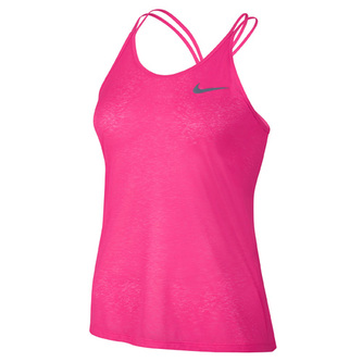 DF COOL BREEZE STRAPPY TNK, 10 | RUNNING | WOMENS | TANK TOP/SINGLET | HYPER PINK/REFLECTIVE SILV | M