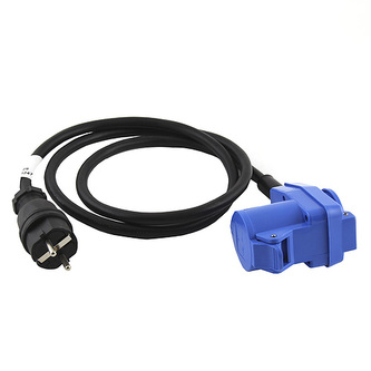 Kabel s redukcí PSSO, 250V, 16A, 3 x 2,5 mm2, 1,5m