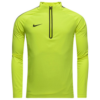 M NK AROLYR RPL STRKE DRIL, 10 | FOOTBALL/SOCCER | MENS | LONG SLEEVE TOP | VOLT/WHITE/BLACK | XL