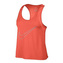 W NK DRY TANK RUN FAST, 10 | RUNNING | WOMENS | TANK TOP/SINGLET | TURF ORANGE/REFLECTIVE SILV | L
