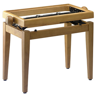 Stolička ke klavíru Stagg, barva matný dub