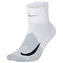 U NK ELT LTWT QT, 30 | RUNNING | ADULT UNISEX | ONE QUARTER SOCK | WHITE/WOLF GREY/BLACK | 12-