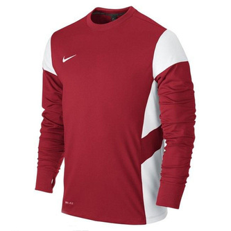 LS ACADEMY14 MIDLAYER, 10 | FOOTBALL/SOCCER | MENS | LONG SLEEVE TOP | UNIVERSITY RED/WHITE/WHITE | XL