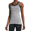 W NK DF KNIT TANK, 10 | RUNNING | WOMENS | TANK TOP/SINGLET | BLACK/HTR | XL