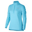 W NK THRMA SPHR ELMNT TOP HZ, 10 | RUNNING | WOMENS | LONG SLEEVE TOP | POLARIZED BLUE/HTR | L