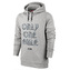 NIKE FC PO HOODY, 10 | NSW FOOTBALL/SOCCER | MENS | HOODED FULL ZIP LS TOP | DK GREY HEATHER/METALLIC GOLD | L