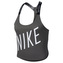 W NK DRY TANK ELASTIKA GRX H17, 10 | WOMEN TRAINING | WOMENS | TANK TOP/SINGLET | BLACK/BLACK/WHITE | XL