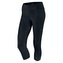 W NK PWR LGNDRY CPRI TI, 10 | WOMEN TRAINING | WOMENS | 3/4 LENGTH TIGHT | BLACK/BLACK | XL