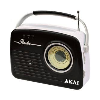 Rádio Akai, 9204487 | APR-11B BLACK, v retro stylu