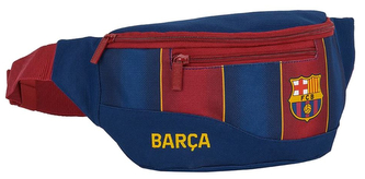 Kapsička kolem pasu - ledvinka FC Barcelona: vzor 12029 (23 x 12 x 9 cm) modrý polyester