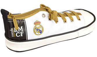 Penál na tužky - 3D bota FC Real Madrid: RMCF (24 x 8 x 8 cm) polyester