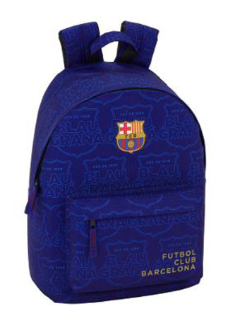 Batoh FC Barcelona: Day Pack (20 litrů|41 x 31 x 16 cm) modrý polyester