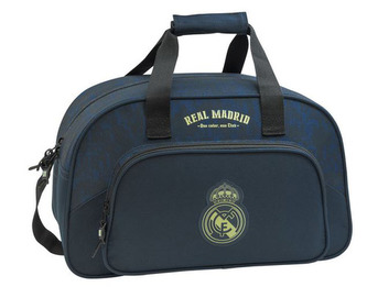 Cestovní - sportovní taška FC Real Madrid: vzor 11934 (objem 22 litrů|40 x 24 x 23 cm) modrý polyester