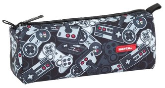 Square penál na tužky Gamers: vzor 41929 (21 x 8 x 7 cm)