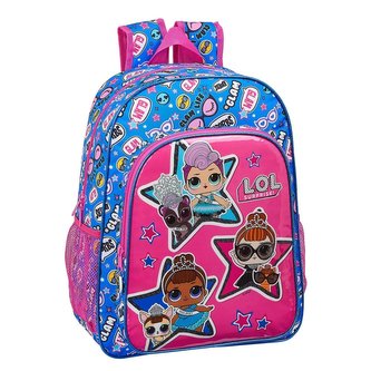 Školní batoh L.O.L. Surprise: Together (objem 19 litrů|33 x 42 x 14 cm) modrý polyester