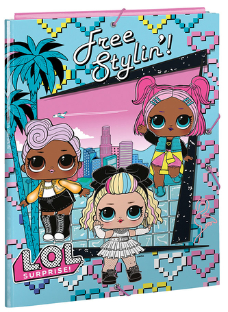 A4 složka na sešity L.O.L. Surprise: Styling (26 x 33,5 x 2 cm)
