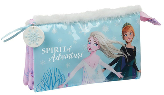 Trojitý penál na tužky Frozen II|Ledové království 2: Spirit Of Adventure (22 x 12 x 3 cm)