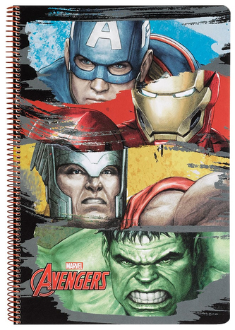 Sešit - blok A4 v kroužkové vazbě Marvel|Avengers: Gallery Edition (21,5 x 31 cm)