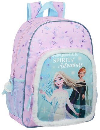 Školní batoh Frozen|Ledové království: Spirit of Adventure (objem 19 litrů|33 x 42 x 14 cm) růžový polyester