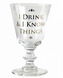 Sklenice Game of Thrones|Hra o Trůny: I Drink & I Know Things (objem 250 ml)