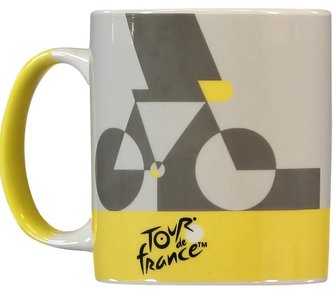 Keramický hrnek Tour de France: Velo (objem 350 ml) bílý