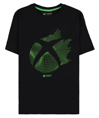 Pánské tričko Xbox: Mesh Logo (XL) černá bavlna