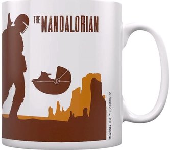 Bílý keramický hrnek Star Wars|Hvězdné Války: The Mandalorian|This Is The Way (objem 315 ml)