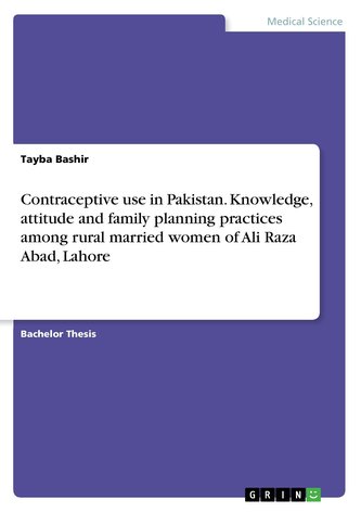 Contraceptive use in Pakistan. Knowledge, attitude and family planning practices among rural married women of Ali Raza Abad, Lah