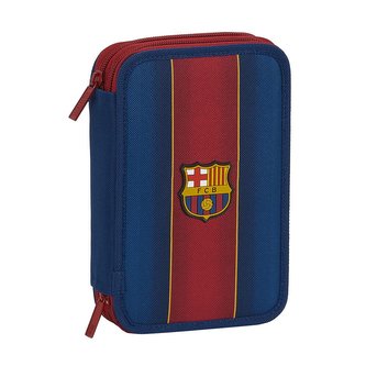 Dvoudílné školní pouzdro FC Barcelona: vzor 12029 (13,5 x 20,5 x 4,5 cm) 34 školních potřeb