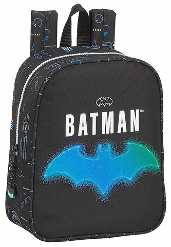 Dětský mini batoh DC Comics|Batman: Bat-Tech (objem 6 litrů|22 x 27 x 10 cm) černý polyester