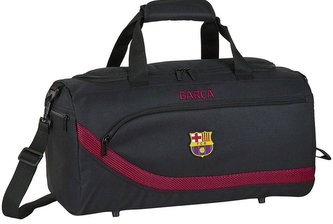 Sportovní cestovní taška FC Barcelona: vzor 12027 (objem 31 litrů|50 x 25 x 25 cm) černý polyester