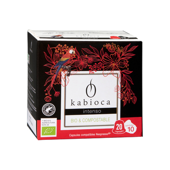 BIO kompostovatelné kávové kapsle pro Nespresso Intenso 20ks