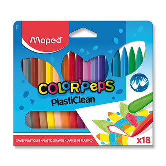 Maped - Pastely Color´Peps Plasticlean 18 ks