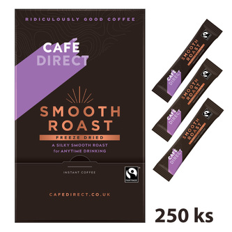 Smooth Roast instantní káva 250 x 1.5g |  60% Robusta, 40% Arabika - vhodné pro kusový prodej 5 Kč/ks